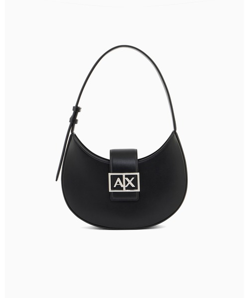 ARMANI EXCHANGE(アルマーニエクスチェンジ)の「【A|X アルマーニ エクスチェンジ】AXロゴ ホーボーバッグ(ZOZO限定カラー含)(ハンドバッグ・レディース・ライトイエロー/オフホワイト/ブラック/オレンジ・FREE)」の5枚目の写真
