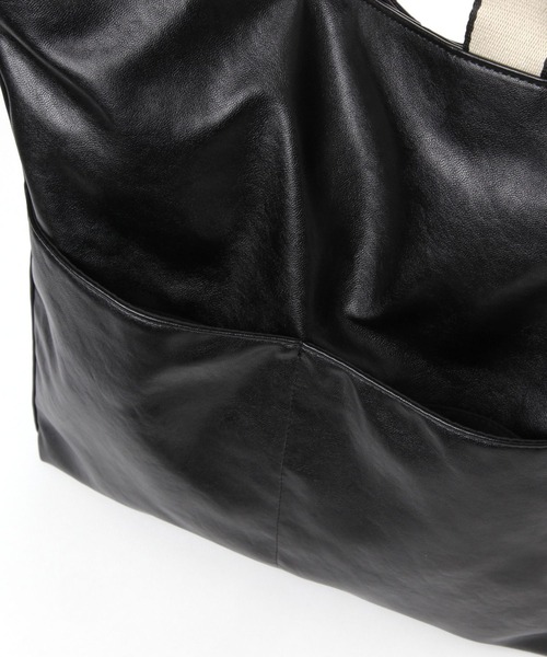 オリジナルPU 2WAYテープトートバッグ（トートバッグ）｜niko and