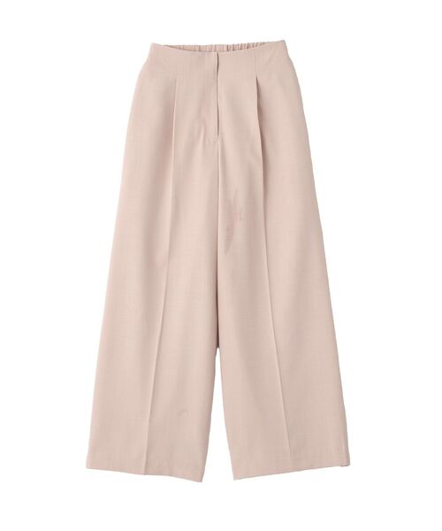 YECCA VECCA（イェッカヴェッカ）の「タックワイドパンツ（その他パンツ・レディース・ネイビー/ピンク/グレイッシュベージュ・S/M/M-L）」の14枚目の写真