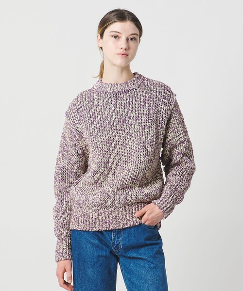 LOEFF＞ストローヤーン ライク プルオーバー UNISEX（ニット/セーター
