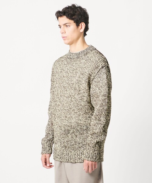 LOEFF(ロエフ)の「<LOEFF>ストローヤーン ライク プルオーバー UNISEX(ニット/セーター・レディース・ダークブラウン/パープル・2/0/1)」の13枚目の写真