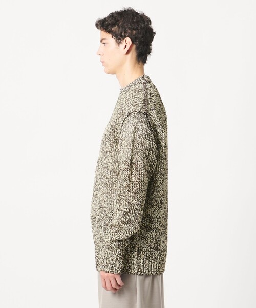 LOEFF(ロエフ)の「<LOEFF>ストローヤーン ライク プルオーバー UNISEX(ニット/セーター・レディース・ダークブラウン/パープル・2/0/1)」の14枚目の写真