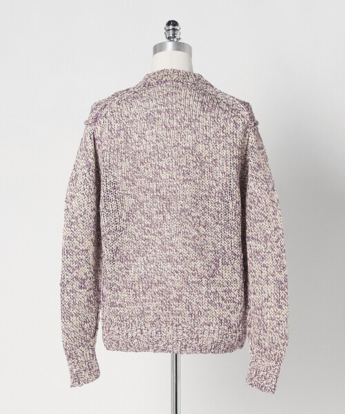 LOEFF(ロエフ)の「<LOEFF>ストローヤーン ライク プルオーバー UNISEX(ニット/セーター・レディース・ダークブラウン/パープル・2/0/1)」の20枚目の写真