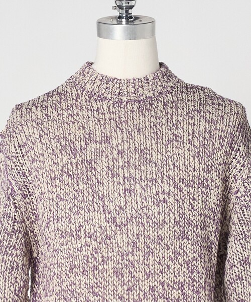 LOEFF＞ストローヤーン ライク プルオーバー UNISEX（ニット/セーター