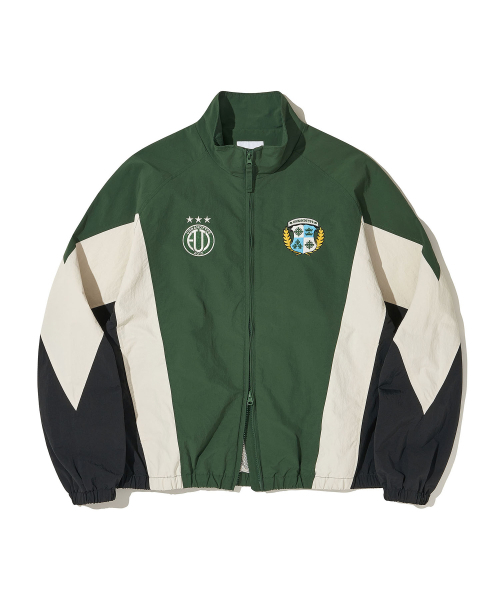 90年代ロンドンサッカートラックジャケット_グリーン（ナイロン