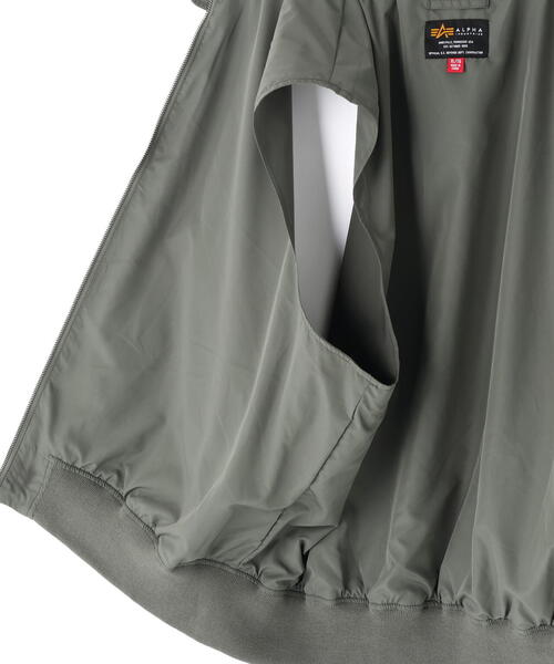 Alpha Industries（アルファインダストリーズ）の「Alpha Industries/アルファ インダストリーズ/CWU 36/P RELAXED VEST/シーダブリューユー 36P リラックスド ベスト（その他アウター・メンズ・グレー系その他6/その他2・S/M/L/XL）」の7枚目の写真