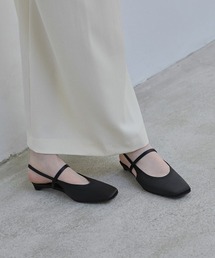 EPURE（エピュレ）の「ETTE SATIN SLINGBACKS（サンダル）」