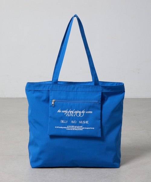 COLONY 2139（コロニートゥーワンスリーナイン）の「【LEI企画】撥水アウトポケットトートバッグ（ショルダーバッグ・レディース・ブラック/ブルー/ホワイト/ミント・FREE）」の15枚目の写真