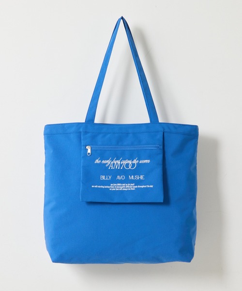 COLONY 2139（コロニートゥーワンスリーナイン）の「【LEI企画】撥水アウトポケットトートバッグ（ショルダーバッグ・レディース・ブラック/ブルー/ホワイト/ミント・FREE）」の13枚目の写真