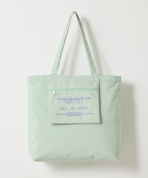 COLONY 2139（コロニートゥーワンスリーナイン）の「【LEI企画】撥水アウトポケットトートバッグ（ショルダーバッグ・レディース・ブラック/ブルー/ホワイト/ミント・FREE）」の11枚目の写真