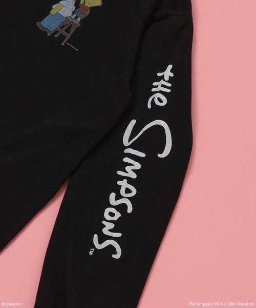 The Simpsons（ザ・シンプソンズ）の「(THE SIMPSONS)L/S TEE（Tシャツ/カットソー・レディース・ホワイト/ブラック・ONE SIZE）」の9枚目の写真