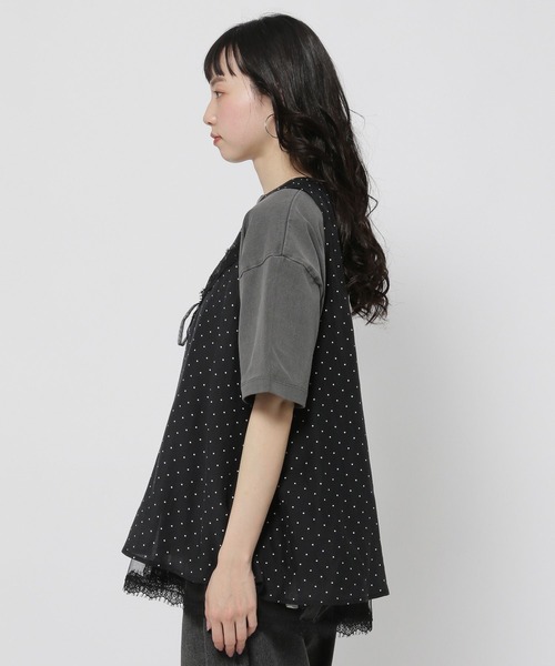 niko and...（ニコアンド）の「レーストリムリバーシブルベスト（ベスト・レディース・ライトグレー/ブラック/オフホワイト・FREE）」の22枚目の写真