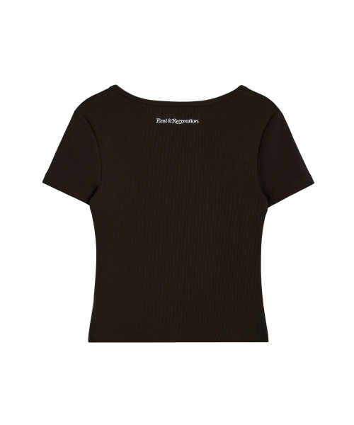 Rest&Recreation（レストアンドレクリエーション）の「HALF ZIP-UP TOP - BROWN（Tシャツ/カットソー・レディース・その他・ONE）」の6枚目の写真