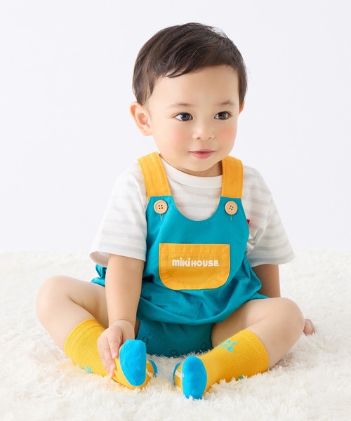 MIKI HOUSE（ミキハウス）の「【WEB限定】ロンパース（ロンパース・キッズ・ベージュ/ピンク/ブルー・フリー(80-90cm)）」の16枚目の写真