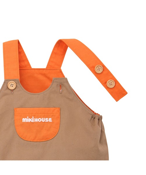 MIKI HOUSE（ミキハウス）の「【WEB限定】ロンパース（ロンパース・キッズ・ベージュ/ピンク/ブルー・フリー(80-90cm)）」の11枚目の写真