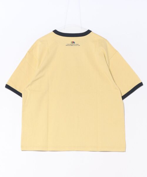 FRUIT OF THE LOOM(フルーツオブザルーム)の「FTL x KELLOGGS RINGER T-SHIRT2 / ケロッグ コラボ 半袖リンガーTシャツ ココポップスデザイン(Tシャツ/カットソー・メンズ・イエロー・S/L/M)」の7枚目の写真