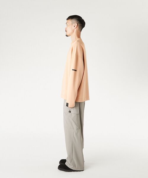 N.HOOLYWOOD COMPILE(N.ハリウッド コンパイル)の「LONG SLEEVE T-SHIRT(Tシャツ/カットソー・メンズ・ライトブルー/オレンジ/ブラック・40/36/38)」の4枚目の写真