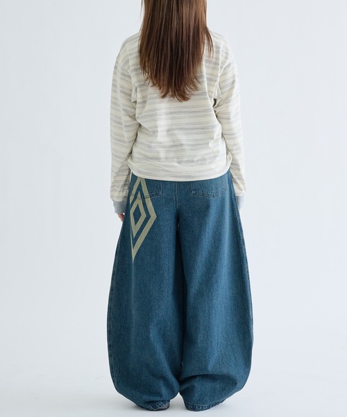 EPNK（イーピーエヌケー）の「UMBRO×EPNK 13OZ-Curve denim / 13オンスカーブデニム（デニムパンツ・メンズ・ブラック/インディゴブルー/ブラウン系その他・LARGE/MEDIUM/SMALL）」の20枚目の写真