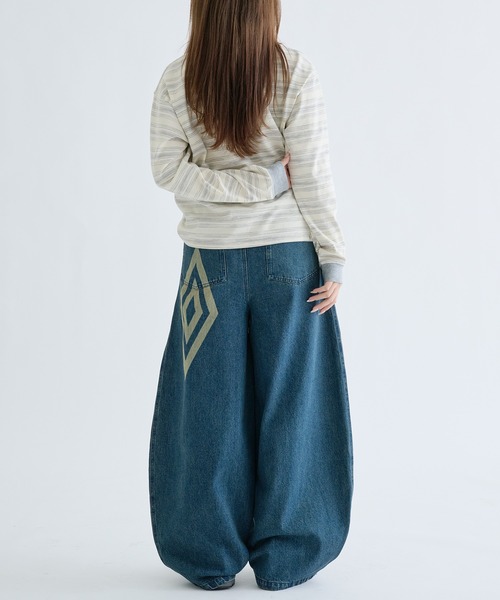 EPNK（イーピーエヌケー）の「UMBRO×EPNK 13OZ-Curve denim / 13オンスカーブデニム（デニムパンツ・メンズ・ブラック/インディゴブルー/ブラウン系その他・LARGE/MEDIUM/SMALL）」の21枚目の写真