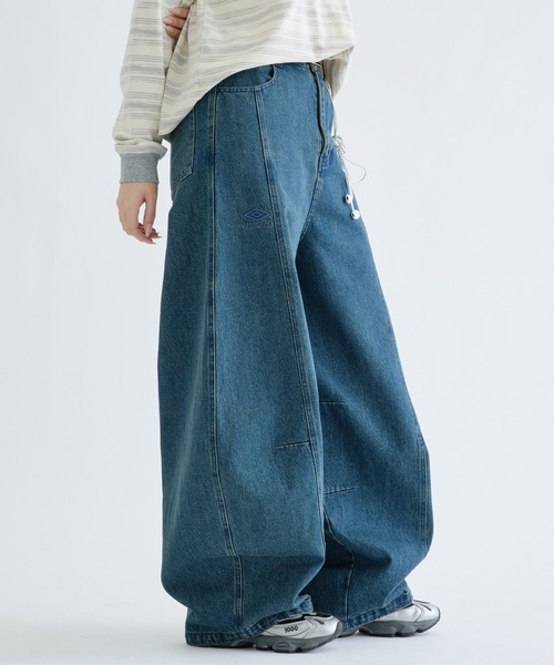 EPNK（イーピーエヌケー）の「UMBRO×EPNK 13OZ-Curve denim / 13オンスカーブデニム（デニムパンツ・メンズ・ブラック/インディゴブルー/ブラウン系その他・LARGE/MEDIUM/SMALL）」の14枚目の写真