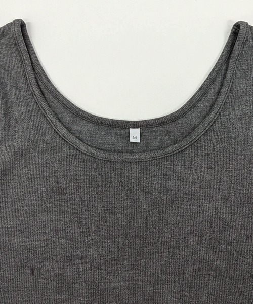 coca(coca)(コカ)の「とろみリブUネックワンピース(ワンピース・レディース・ブラック/チャコール・S/M/L)」の15枚目の写真