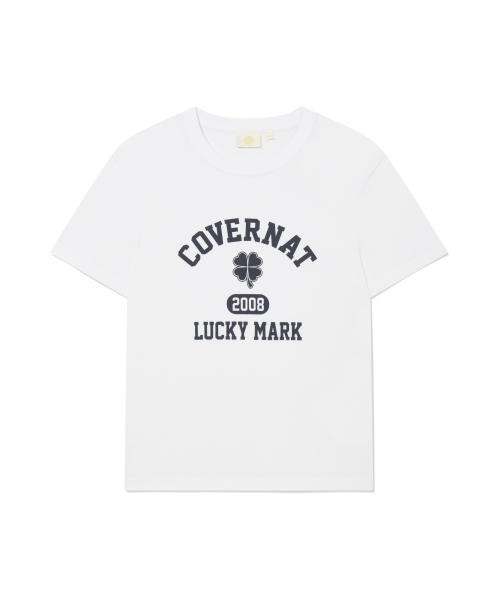 COVERNAT（カバーナット）の「ウーマンクローバーグラフィックTシャツホワイト（Tシャツ/カットソー・レディース・その他・LARGE/WS/WM）」の2枚目の写真