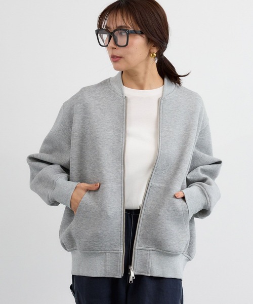 BARNYARDSTORM（バンヤードストーム）の「BARNYARDSTORM / ダンボールZIPブルゾン（ブルゾン・レディース・グレー/ベージュ・M/S）」の16枚目の写真