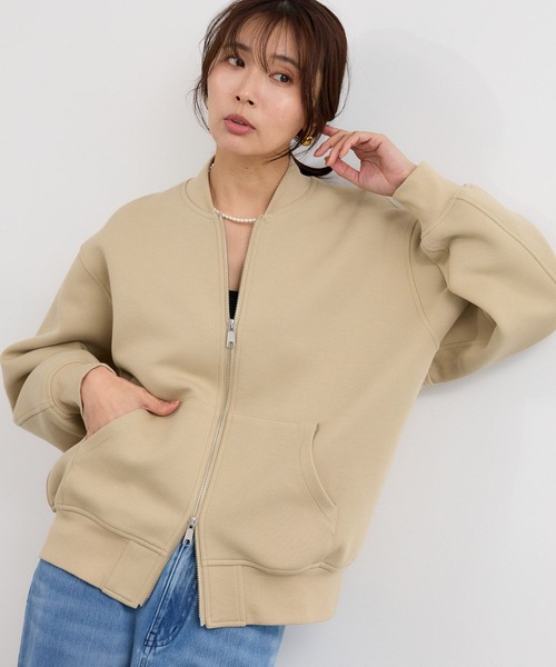 BARNYARDSTORM（バンヤードストーム）の「BARNYARDSTORM / ダンボールZIPブルゾン（ブルゾン・レディース・グレー/ベージュ・M/S）」の18枚目の写真