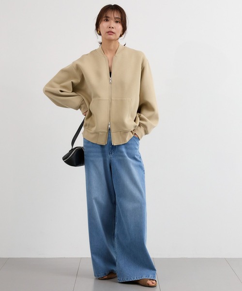 BARNYARDSTORM（バンヤードストーム）の「BARNYARDSTORM / ダンボールZIPブルゾン（ブルゾン・レディース・グレー/ベージュ・M/S）」の8枚目の写真