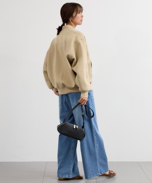 BARNYARDSTORM（バンヤードストーム）の「BARNYARDSTORM / ダンボールZIPブルゾン（ブルゾン・レディース・グレー/ベージュ・M/S）」の9枚目の写真