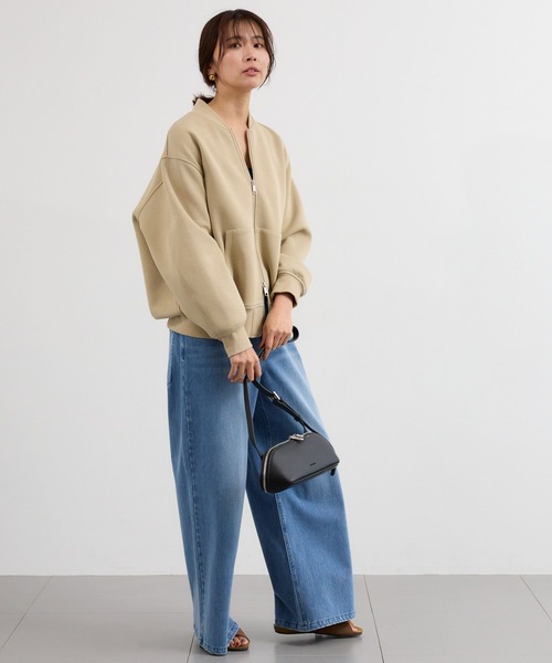 BARNYARDSTORM（バンヤードストーム）の「BARNYARDSTORM / ダンボールZIPブルゾン（ブルゾン・レディース・グレー/ベージュ・M/S）」の11枚目の写真