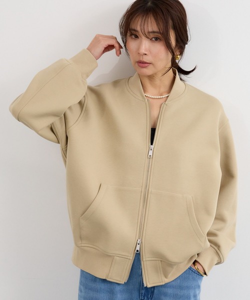 BARNYARDSTORM（バンヤードストーム）の「BARNYARDSTORM / ダンボールZIPブルゾン（ブルゾン・レディース・グレー/ベージュ・M/S）」の7枚目の写真