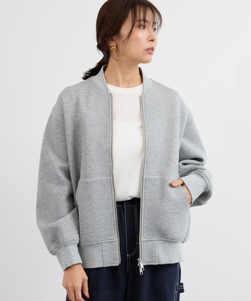 BARNYARDSTORM（バンヤードストーム）の「BARNYARDSTORM / ダンボールZIPブルゾン（ブルゾン・レディース・グレー/ベージュ・M/S）」の17枚目の写真