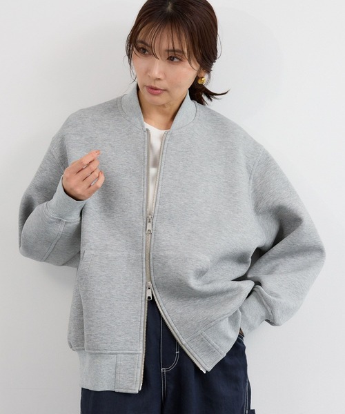 BARNYARDSTORM（バンヤードストーム）の「BARNYARDSTORM / ダンボールZIPブルゾン（ブルゾン・レディース・グレー/ベージュ・M/S）」の5枚目の写真