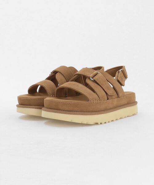 UGG(アグ)の「<UGG> W GOLDENSTAR GLEAM(サンダル・レディース・ブラウン系/ダークグレー・24.5cm/23cm/23.5cm/22cm/22.5cm/24cm/25cm)」の9枚目の写真