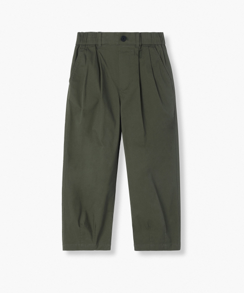 MUSINSA STANDARD KIDS（ムシンサスタンダードキッズ）の「コットンワイドバルーンバンディングパンツ[カーキ]（その他パンツ・レディース・その他・130/140/150/110/100/120/160）」の2枚目の写真