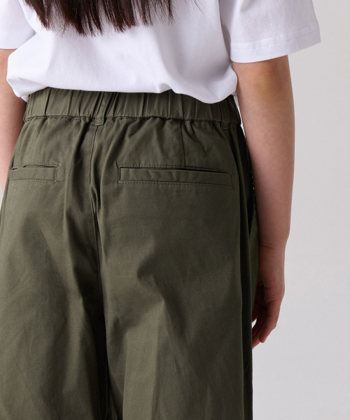 MUSINSA STANDARD KIDS（ムシンサスタンダードキッズ）の「コットンワイドバルーンバンディングパンツ[カーキ]（その他パンツ・レディース・その他・130/140/150/110/100/120/160）」の5枚目の写真