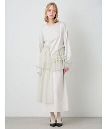 SORIN（ソリン　）の「Tulle Docking Big Dress/チュールドッキング ビッグドレス（ワンピース）」