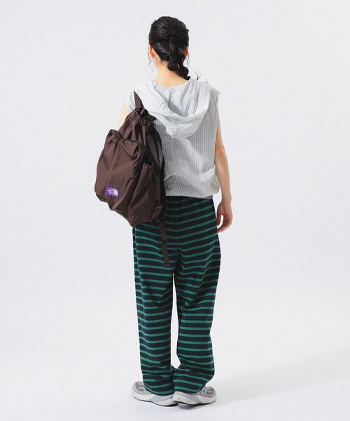 BEAMS BOY（ビームスボーイ）の「【8/6再値下げ】チェック ストライプ フーデッド ノースリーブ（シャツ/ブラウス・レディース・イエロー/ブルー・ONE SIZE）」の9枚目の写真