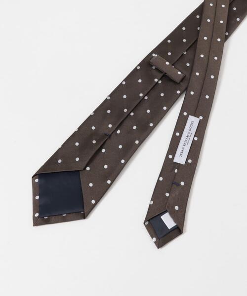 URBAN RESEARCH DOORS(アーバンリサーチドアーズ)の「LIFE STYLE TAILOR 26SS国内タイドット2(ネクタイ・メンズ・グレー/ブラウン/ネイビー・-)」の9枚目の写真