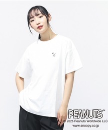 ピーナッツ UVカットドライグラフィックTシャツ フレンズ