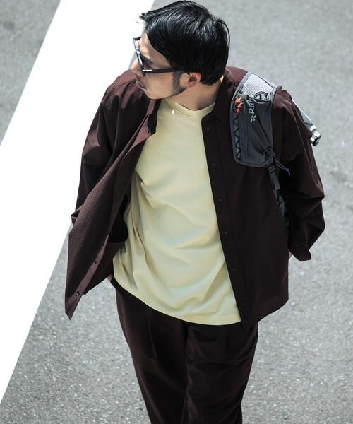EKAL（エカル）の「『吸水速乾/通気性/軽量』DOT AIR LONG-SLEEVE  SHIRTS（シャツ/ブラウス・メンズ・ネイビー/ブラック/ブラウン・LARGE/MEDIUM）」の6枚目の写真
