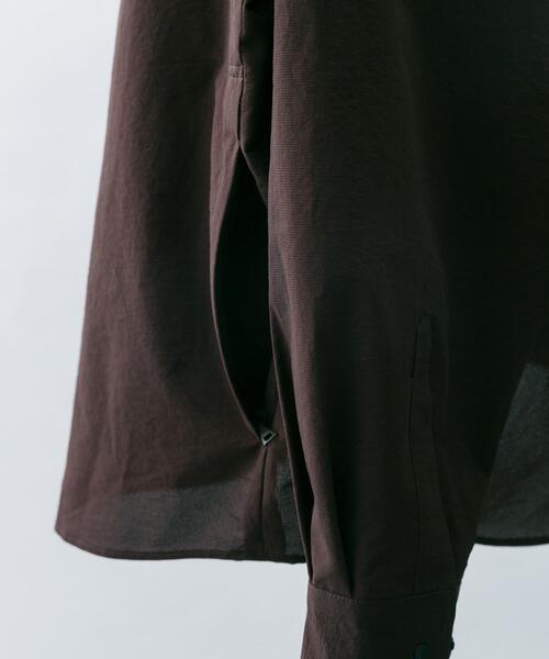 EKAL（エカル）の「『吸水速乾/通気性/軽量』DOT AIR LONG-SLEEVE  SHIRTS（シャツ/ブラウス・メンズ・ネイビー/ブラック/ブラウン・LARGE/MEDIUM）」の12枚目の写真