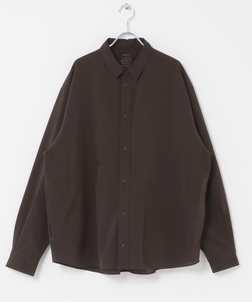 EKAL（エカル）の「『吸水速乾/通気性/軽量』DOT AIR LONG-SLEEVE  SHIRTS（シャツ/ブラウス・メンズ・ネイビー/ブラック/ブラウン・LARGE/MEDIUM）」の14枚目の写真