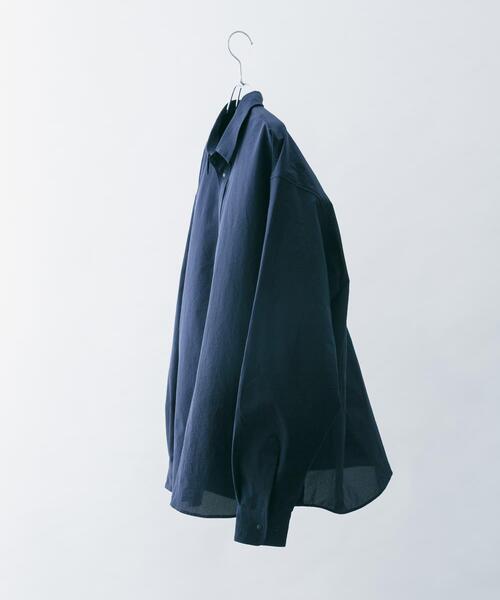 EKAL（エカル）の「『吸水速乾/通気性/軽量』DOT AIR LONG-SLEEVE  SHIRTS（シャツ/ブラウス・メンズ・ネイビー/ブラック/ブラウン・LARGE/MEDIUM）」の17枚目の写真