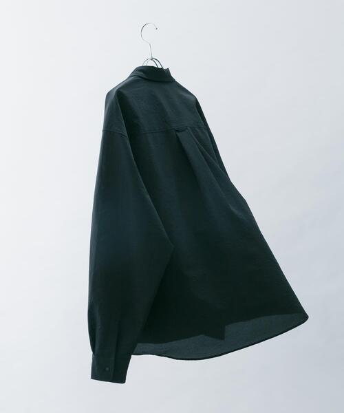 EKAL（エカル）の「『吸水速乾/通気性/軽量』DOT AIR LONG-SLEEVE  SHIRTS（シャツ/ブラウス・メンズ・ネイビー/ブラック/ブラウン・LARGE/MEDIUM）」の18枚目の写真