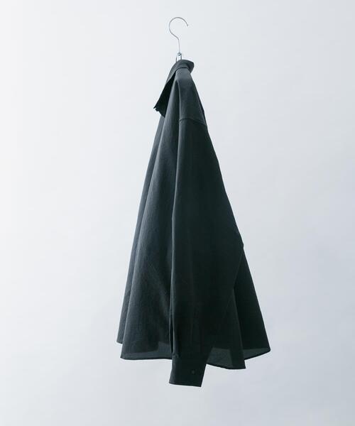EKAL（エカル）の「『吸水速乾/通気性/軽量』DOT AIR LONG-SLEEVE  SHIRTS（シャツ/ブラウス・メンズ・ネイビー/ブラック/ブラウン・LARGE/MEDIUM）」の19枚目の写真