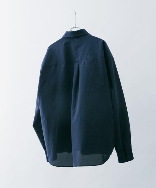 EKAL（エカル）の「『吸水速乾/通気性/軽量』DOT AIR LONG-SLEEVE  SHIRTS（シャツ/ブラウス・メンズ・ネイビー/ブラック/ブラウン・LARGE/MEDIUM）」の20枚目の写真