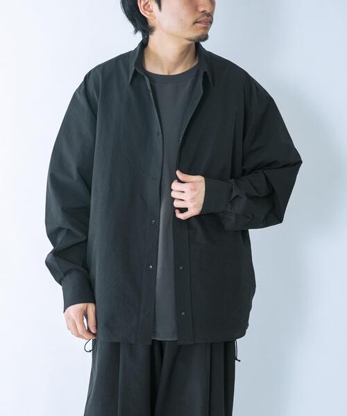 EKAL（エカル）の「『吸水速乾/通気性/軽量』DOT AIR LONG-SLEEVE  SHIRTS（シャツ/ブラウス・メンズ・ネイビー/ブラック/ブラウン・LARGE/MEDIUM）」の21枚目の写真