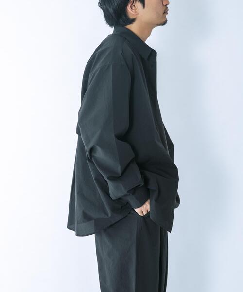 EKAL（エカル）の「『吸水速乾/通気性/軽量』DOT AIR LONG-SLEEVE  SHIRTS（シャツ/ブラウス・メンズ・ネイビー/ブラック/ブラウン・LARGE/MEDIUM）」の22枚目の写真
